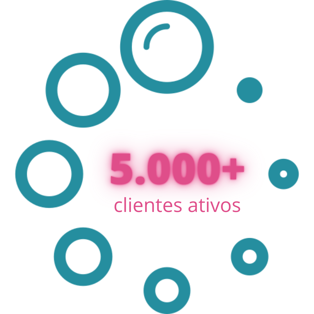 Mais de 5000 clientes ativos